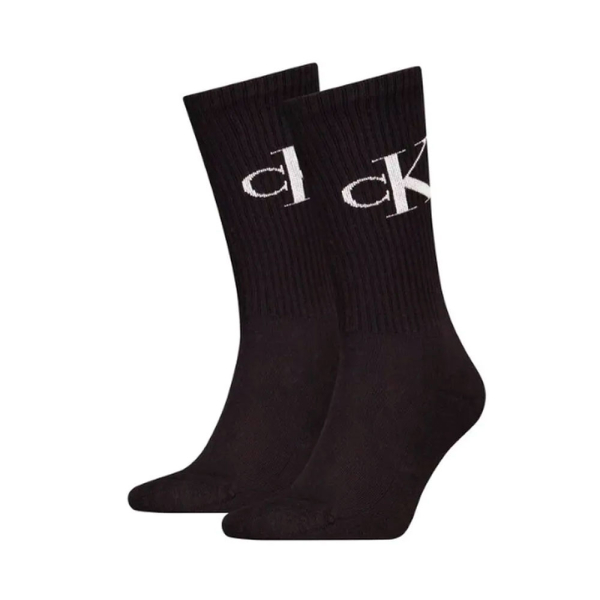 Calvin Klein Chaussettes Noir - Lot de 2 chaussettes hautes - 3942 - Ref 10 €