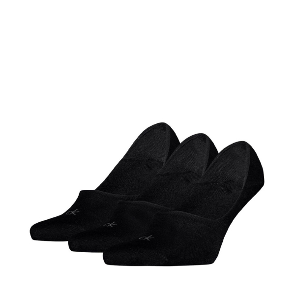 Calvin Klein Chaussettes Noir - Lot de 3 chaussettes invisibles - 4346 - Ref 10 €