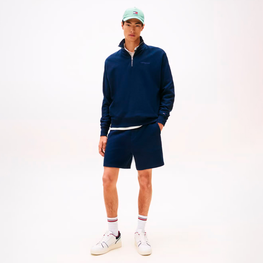 short-de-survetement-en-tricot-gaufre short-de-survetement-en-tricot-gaufre