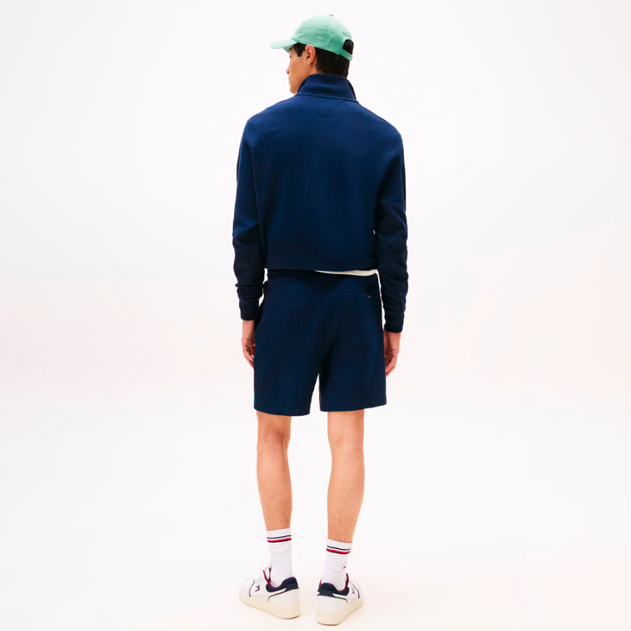 short-de-survetement-en-tricot-gaufre short-de-survetement-en-tricot-gaufre