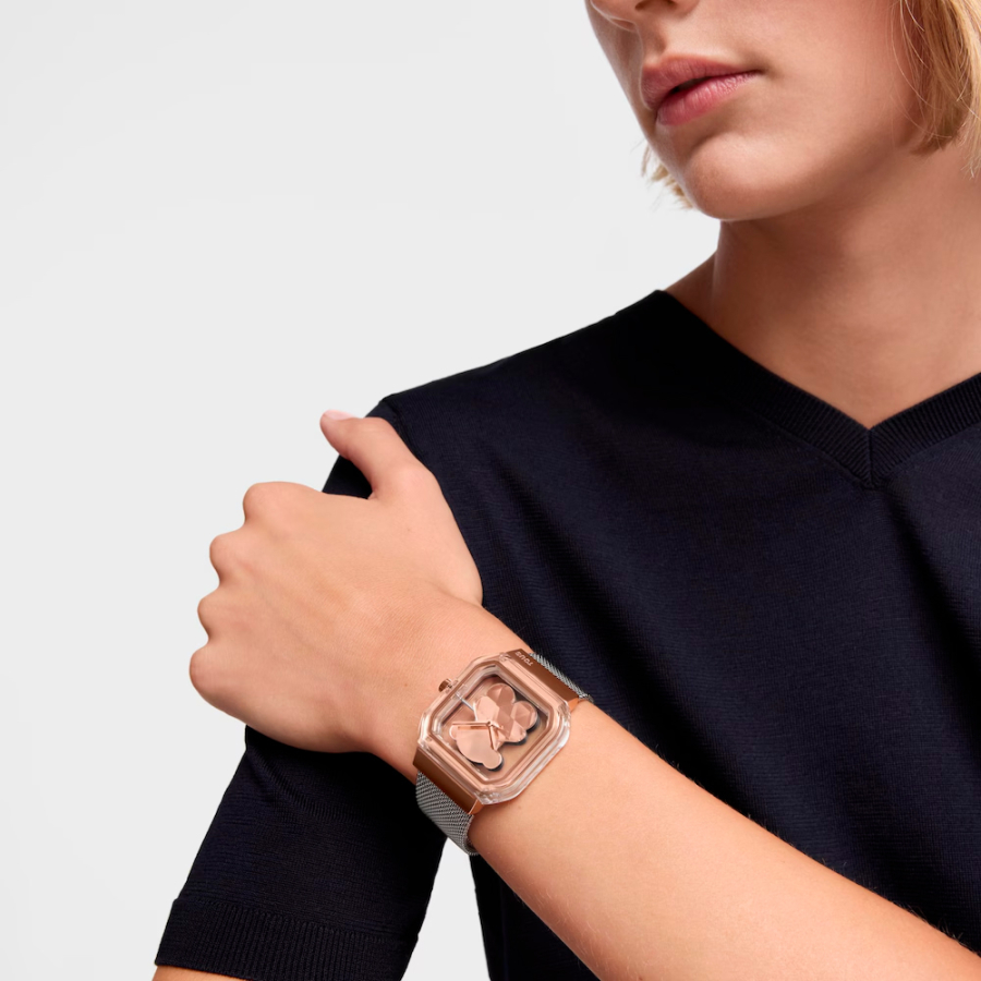 reloj-analogico-con-brazalete-de-acero-y-acero-rosado-d-bear-party