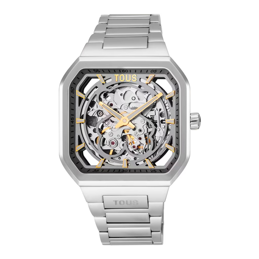 montre-analogique-automatique-d-bear-now-avec-bracelet-en-acier montre-analogique-automatique-d-bear-now-avec-bracelet-en-acier