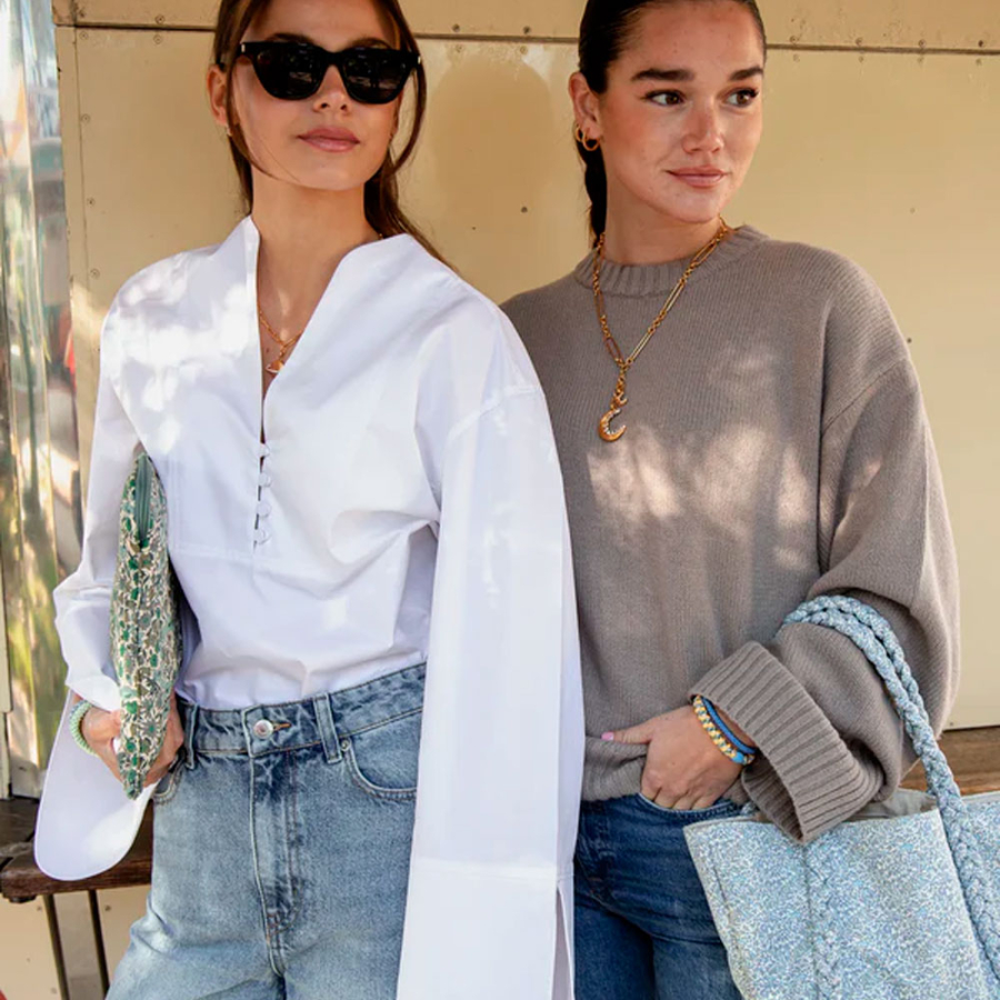 chouchou-paillete-orange-clair-et-bleu-ciel