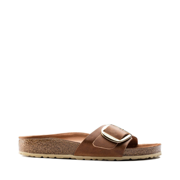 Birkenstock Sandales troites grande boucle Madrid - 38 Brun- Ref 130 €