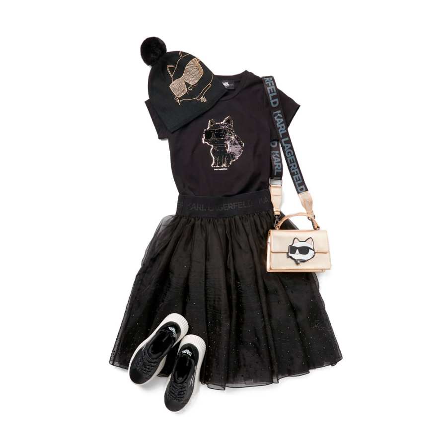 camiseta-infantil-choupette-ikon-com-lantejoulas camiseta-infantil-choupette-ikon-com-lantejoulas