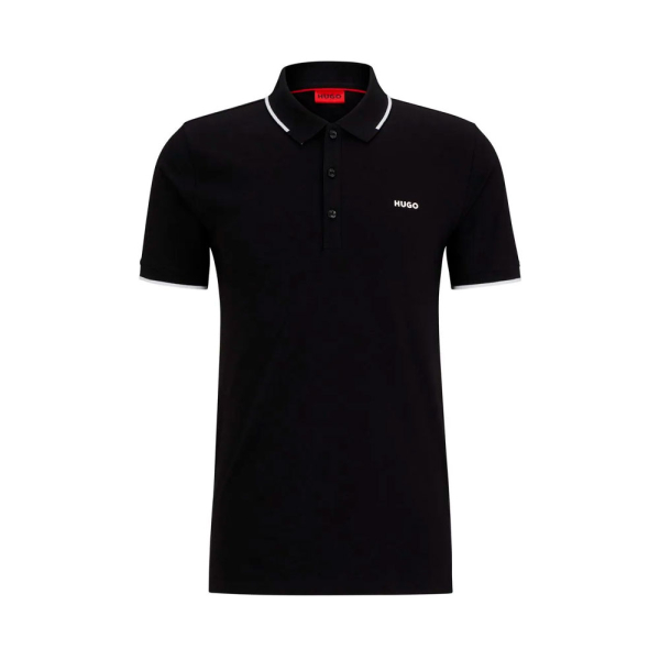 Hugo Boss Polos Noir - Polo coupe ajuste avec logo imprim - XL - Ref 80 €