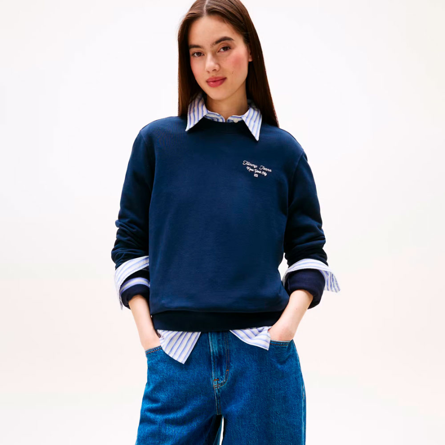 logo-sweatshirt-in-regularer-passform logo-sweatshirt-in-regularer-passform