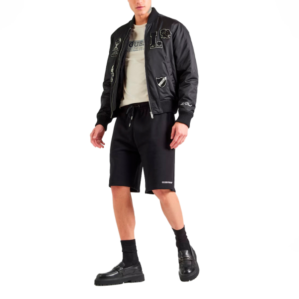 Guess Pantalons Noir - Broderie courte rgulire - S - Ref 59 €