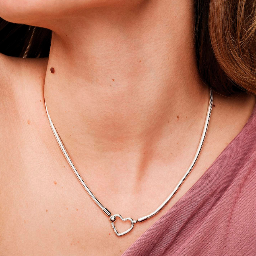 collana-a-catena-a-serpente-con-chiusura-a-cuore-393377c00 collana-a-catena-a-serpente-con-chiusura-a-cuore-393377c00