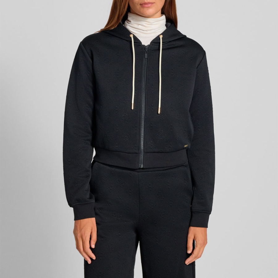 full-zip-hoodie-with-all-over-logo full-zip-hoodie-with-all-over-logo