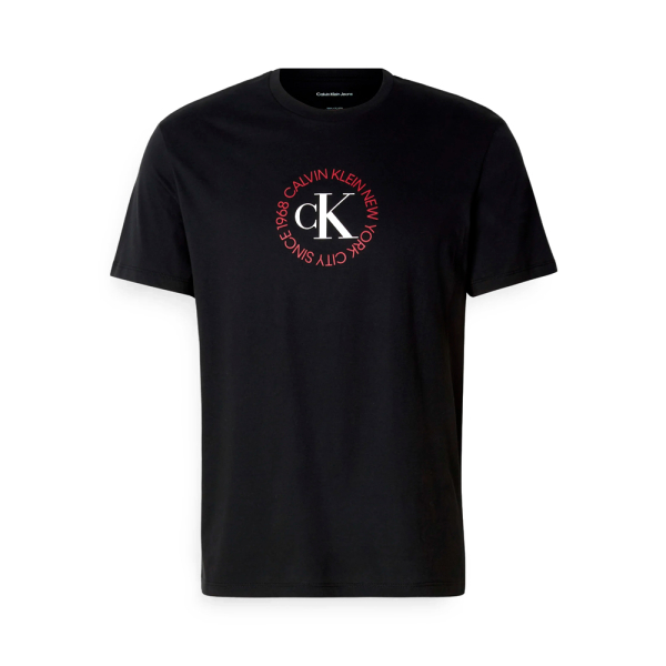 Calvin Klein T-shirts Noir - T-shirt Word Circle - M - Ref 28 €