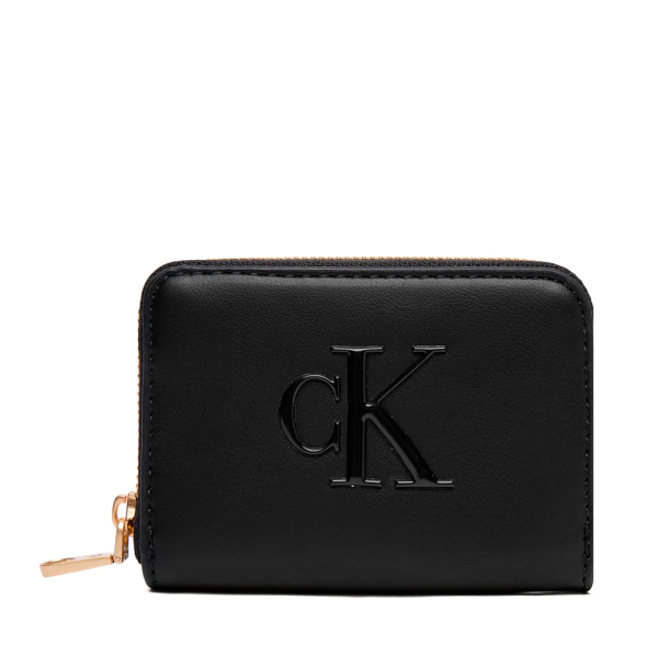 Calvin Klein Portefeuille zipp Bold Medium - U Noir- Ref 35 €