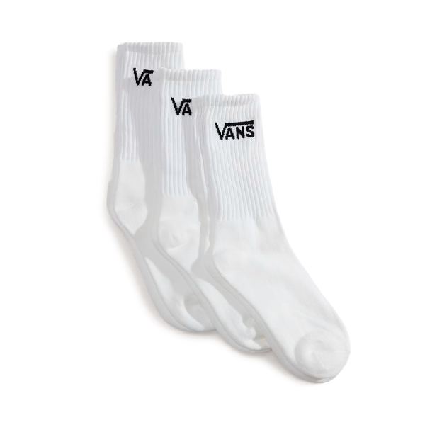 Vans Calcetines Blanc - Chaussettes classiques montantes 3 paires - M - Ref 15 €