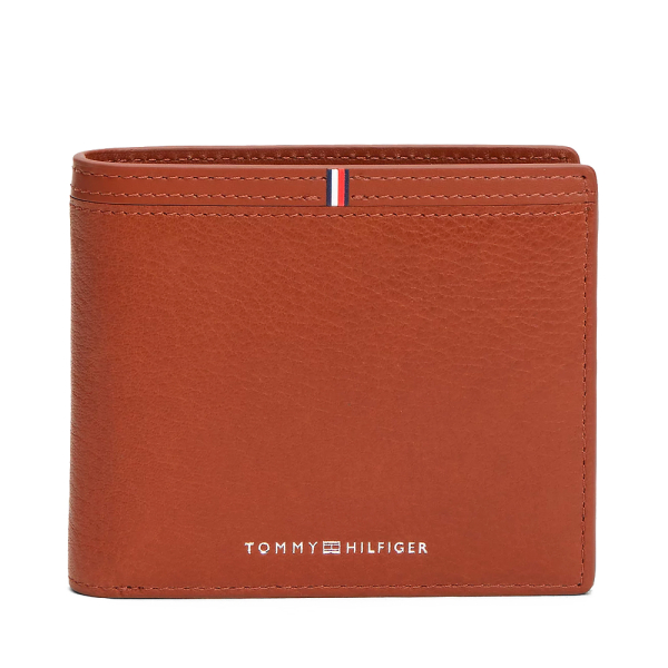 Tommy Hilfiger Cartera plegable Corporate con solapa y logo - U Brun- Ref 64 €