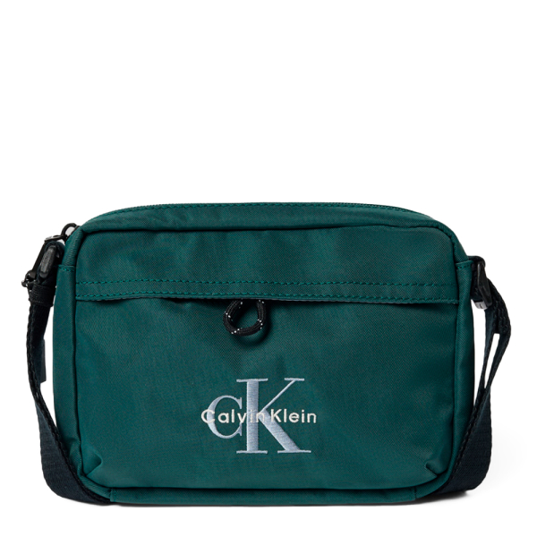 Calvin Klein Sac bandoulire en nylon pour appareil photo avec logo bien visible - U Vert- Ref 49 €