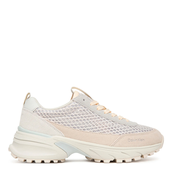 Calvin Klein CHAUSSURE DE RANDONNE LACETS TECHNIQUE MIXTE - 40 Blanc- Ref 84 €