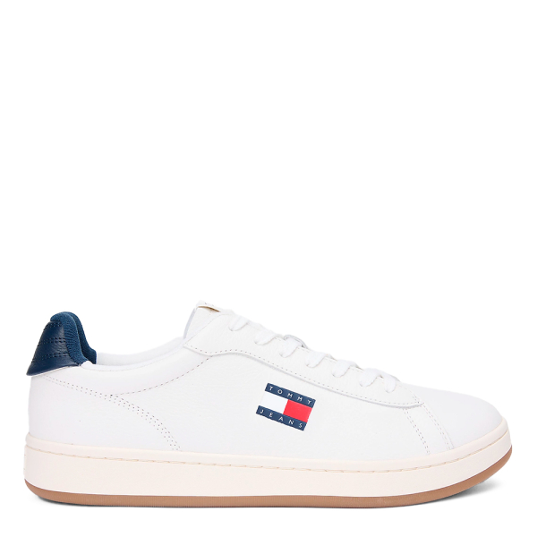 Tommy Hilfiger Chaussures de tennis en cuir darchive - 46 Blanc- Ref 77 €