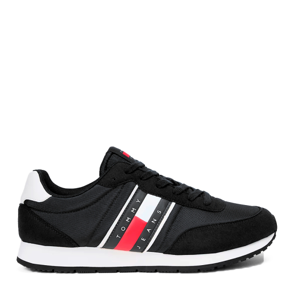 Tommy Hilfiger Baskets avec un mlange de textures - 44 Bleu marine- Ref 63 €
