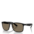 601S87-MATTE BLACK/GREY POLARIZED