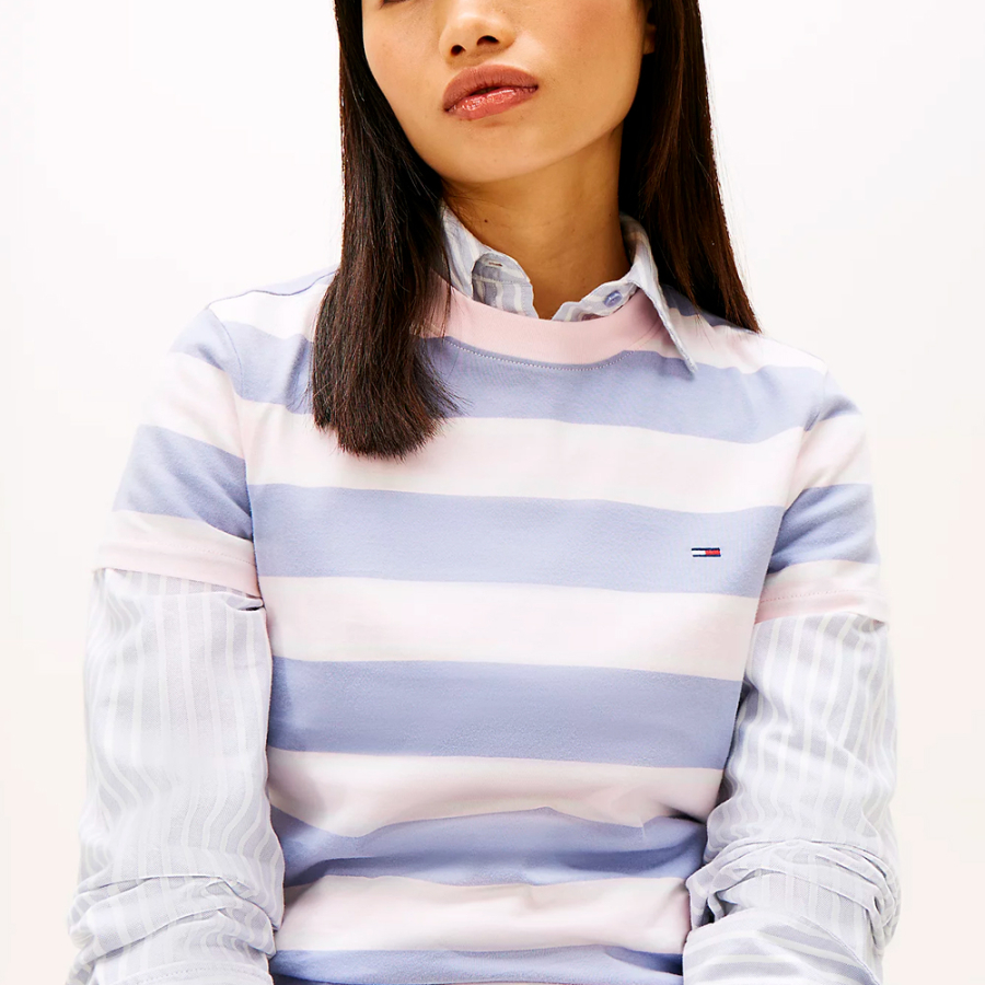 knitted-t-shirt-with-embroidered-logo