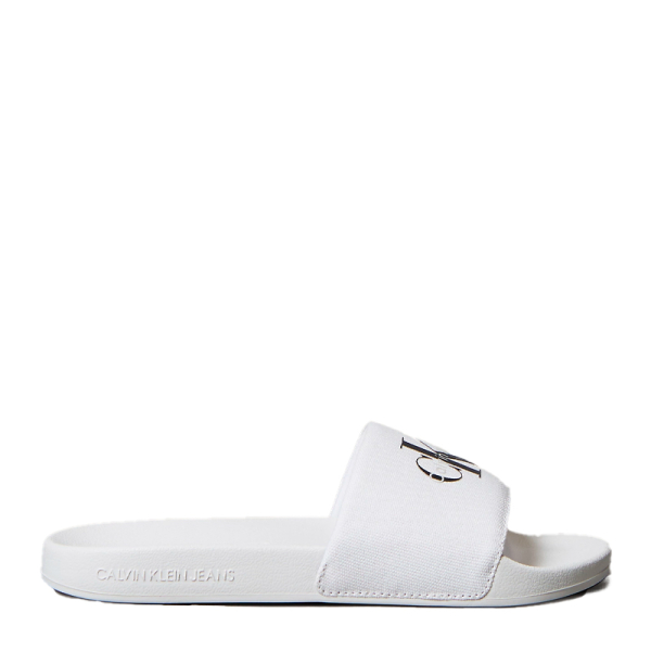 Calvin Klein Tongs en toile avec logo - 36 Blanc- Ref 28 €