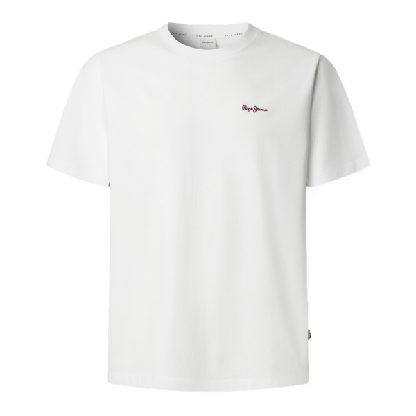 Pepe Jeans T-shirts Blanc - T-shirt logo imprim coupe classique - L - Ref 19 €