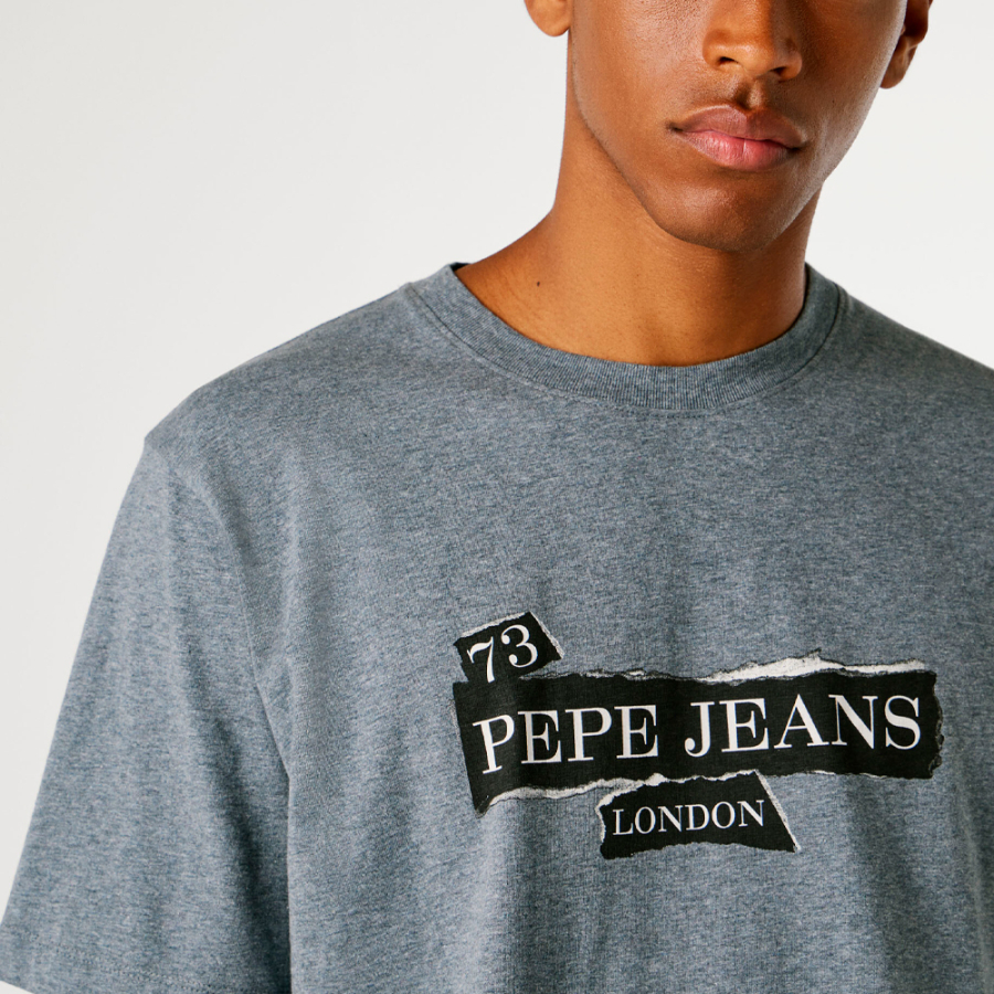 t-shirt-a-logo-imprime-coupe-classique