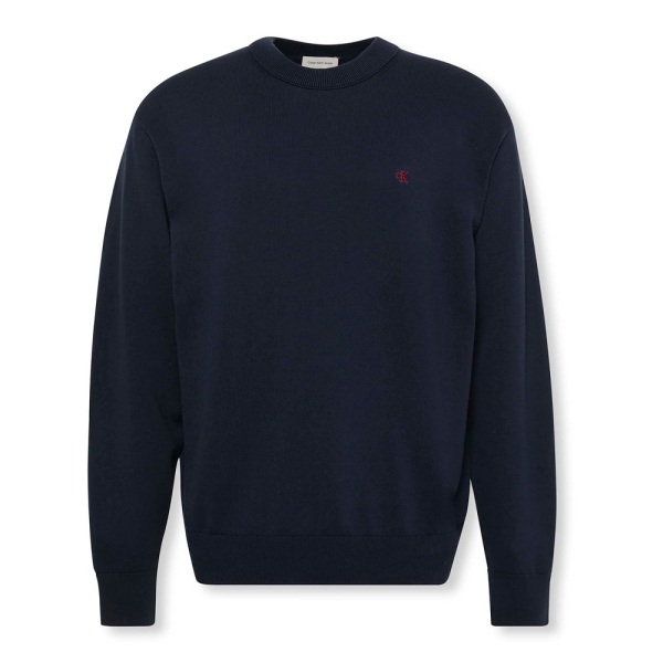 Calvin Klein Vestes en maille et pulls Bleu marine - Pull monogramm ample - M - Ref 63 €