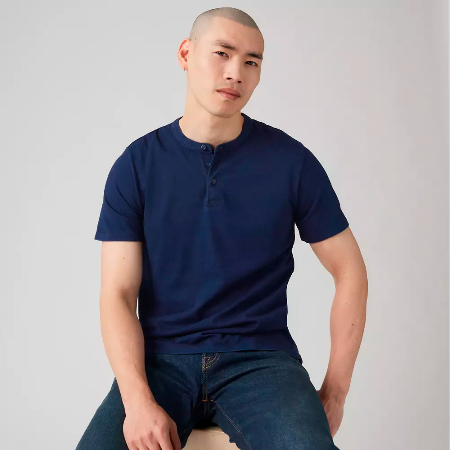 t-shirt-a-manches-courtes-boutonne-housemark t-shirt-a-manches-courtes-boutonne-housemark