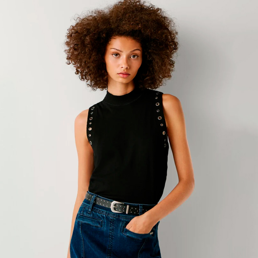 top-sleeveless-ribbed top-sleeveless-ribbed