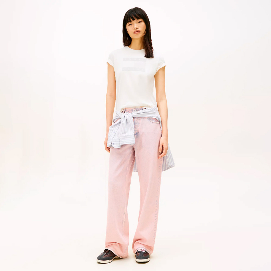 t-shirt-con-logo-tonale-tommy-hilfiger