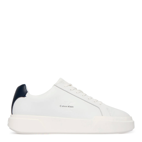 Calvin Klein Baskets en cuir lisse avec logo CK Avenue - 40 Blanc- Ref 91 €