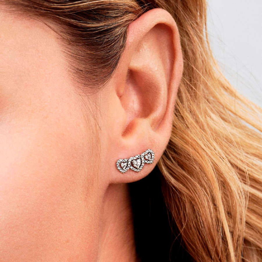 dreifacher-halo-herz-ohrstecker