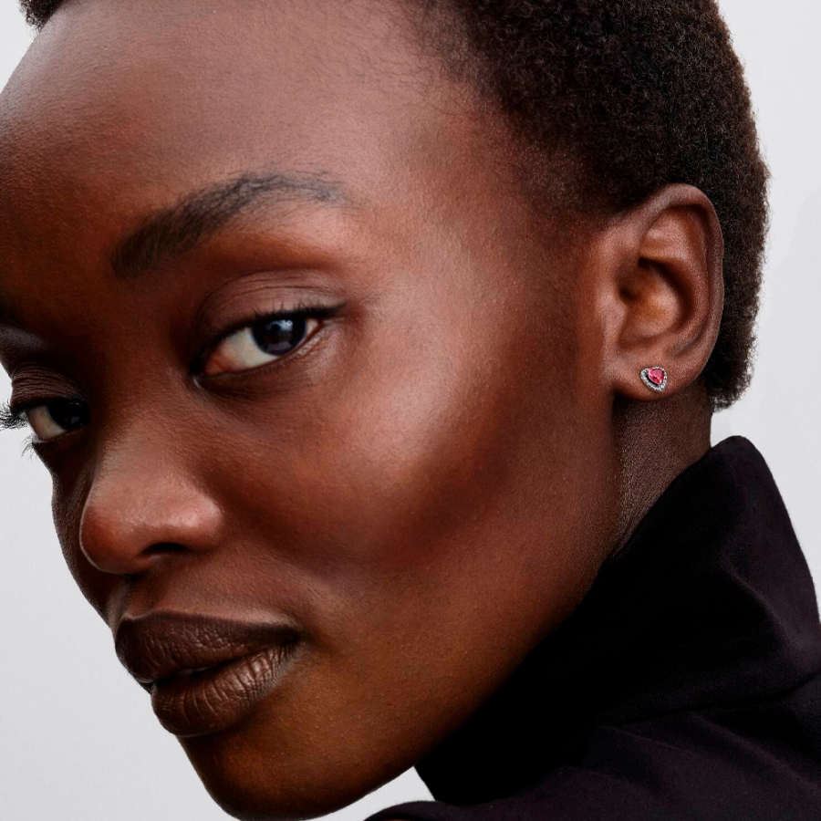 red-raised-heart-stud-earrings