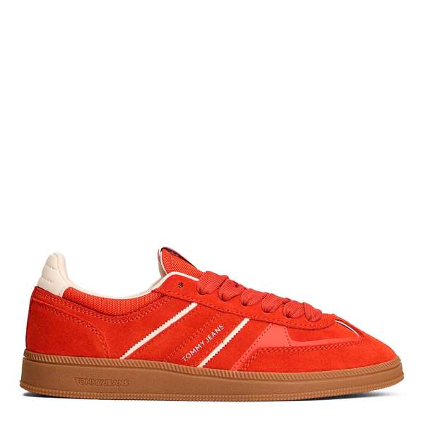 Tommy Hilfiger Les baskets en daim Greenwich - 37 Orange- Ref 77 €