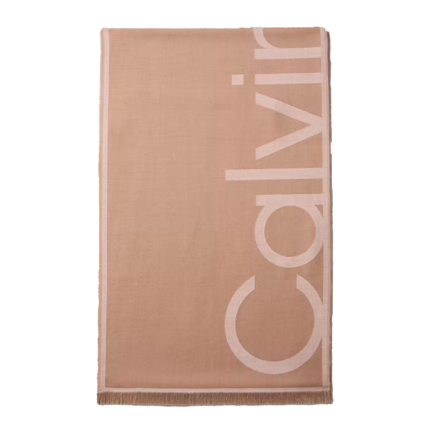 Calvin Klein charpe jacquard avec logo - U Beige- Ref 42 €