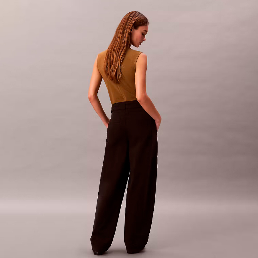 pantalon-holgado-de-algodon-con-cinturon pantalon-holgado-de-algodon-con-cinturon