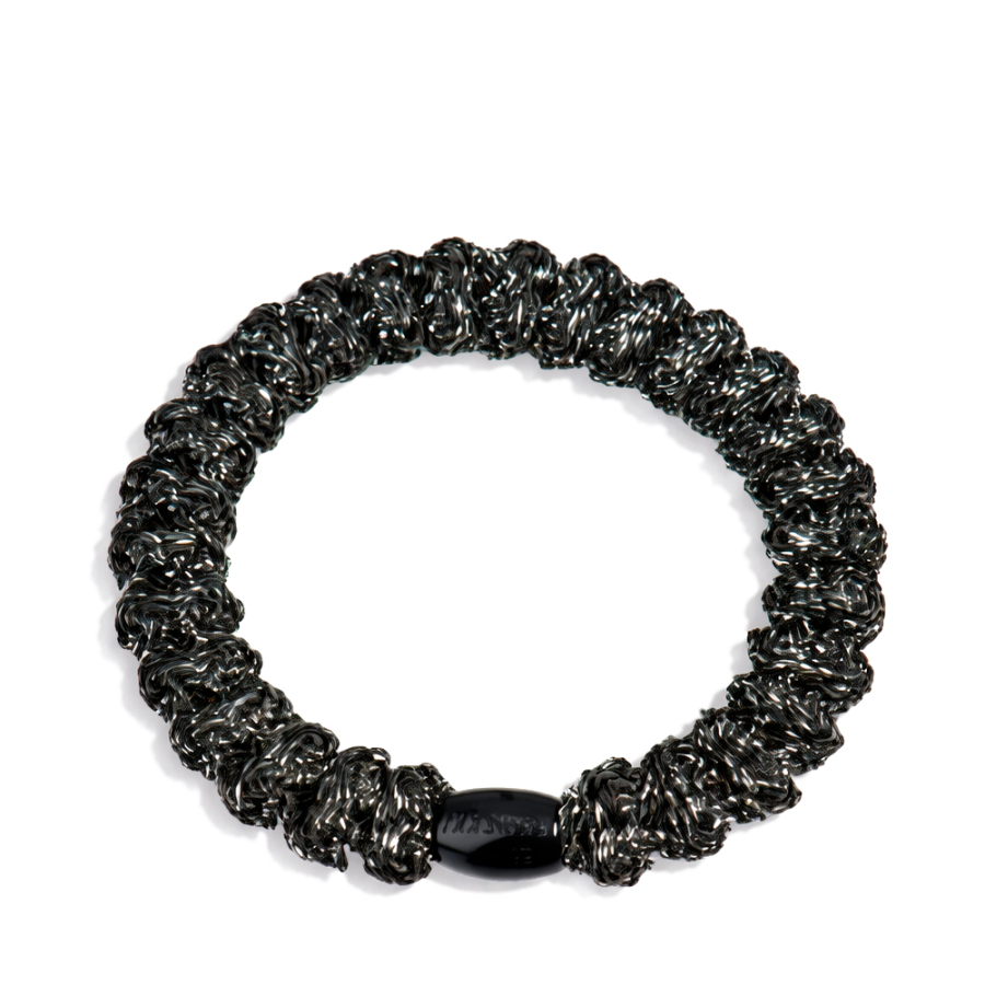 scrunchie-con-glitter-grigio-scuro-in-pizzo