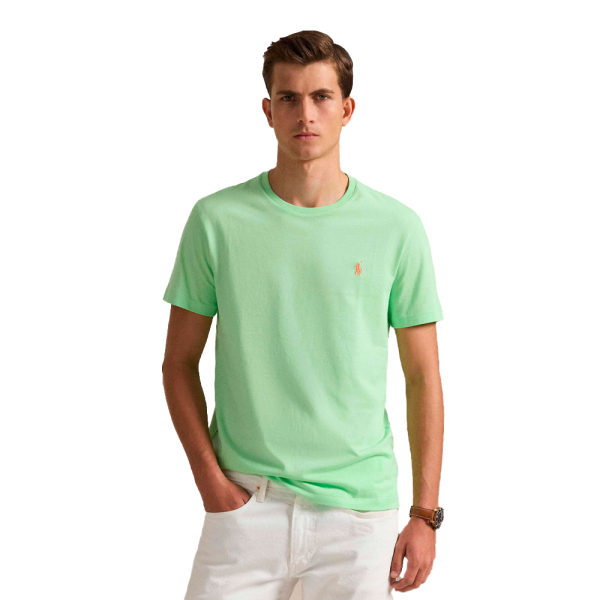 Ralph Lauren T-shirts Vert - T-shirt slim fit personnalis - S - Ref 55 €