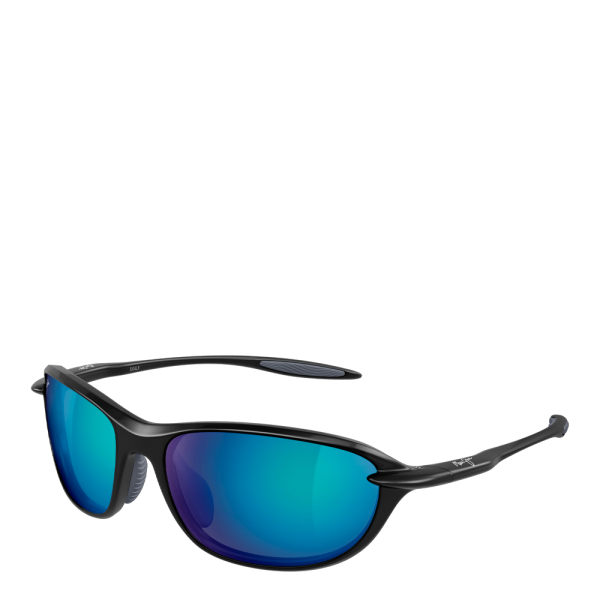 Maui Jim LUNETTES DE SOLEIL HOOKIPA ULTRA MJ0339S - 62 Noir Bleu- Ref 200 €