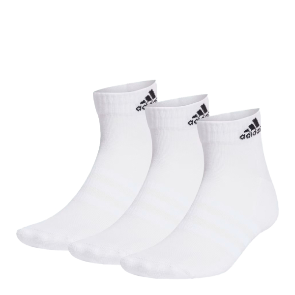 Adidas Calcetines Blanc - Lot de 3 chaussettes courtes de sport rembourres - S - Ref 12 €