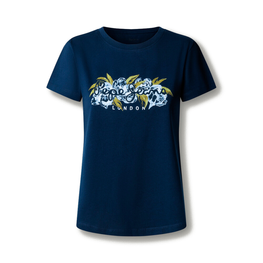camiseta-logo-floral-estampado