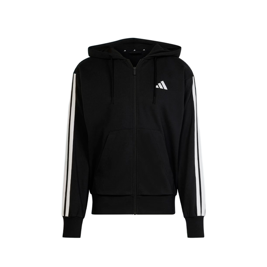 jaqueta-com-capuz-essentials-french-terry-3-stripes