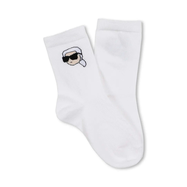 Karl Lagerfeld Chaussettes Blanc - Chaussettes avec logo Z31016 - 39 - Ref 19 €