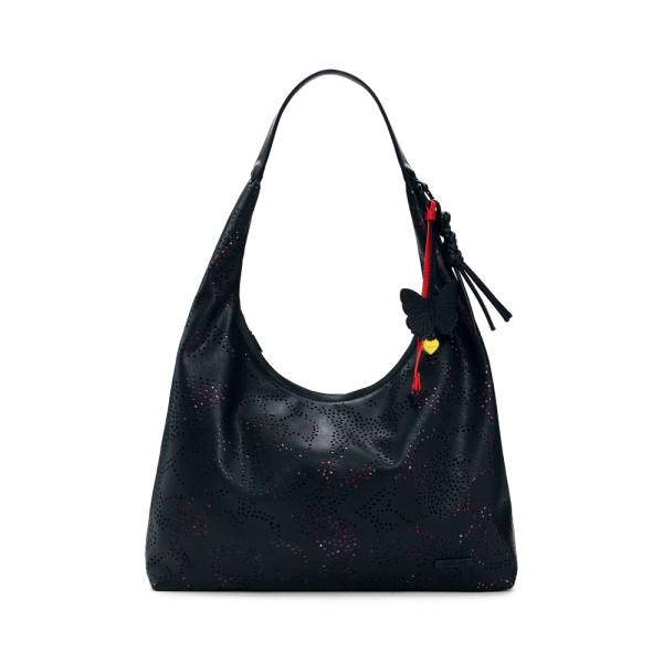 Desigual sac moyen dcoup en forme de papillon - U Noir- Ref 56 €
