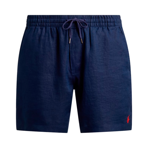 Ralph Lauren Pantalons Bleu marine - short polo en lin style preppy - M - Ref 107 €