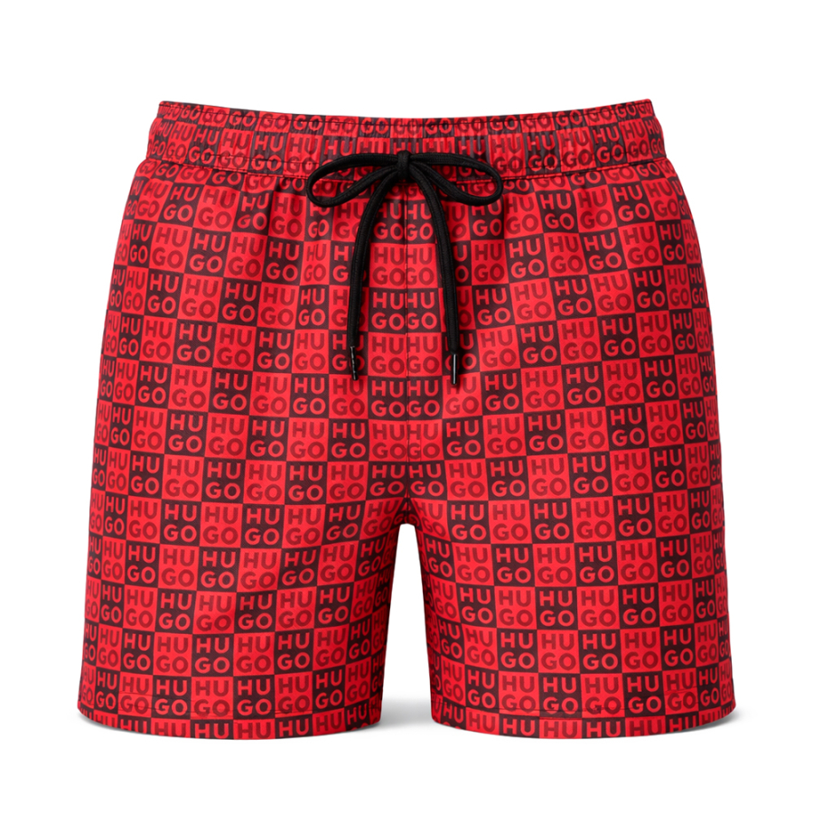 banador-tipo-shorts-con-estampado-de-cuadros-con-logo-apilado