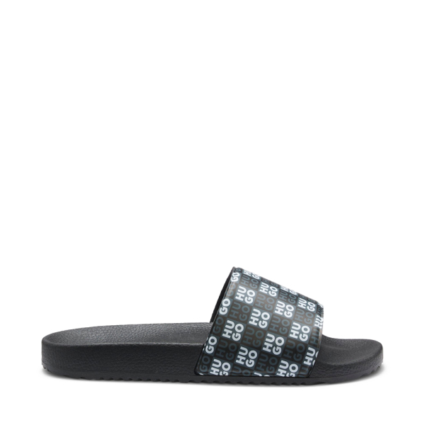 Hugo Boss Tongs avec logo superposé sur le cou-de-pied - 40 Noir- Ref.