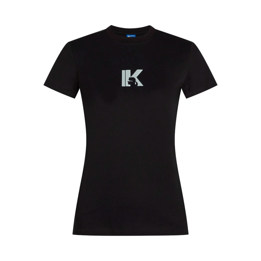 fitted-t-shirt-with-k-logo fitted-t-shirt-with-k-logo