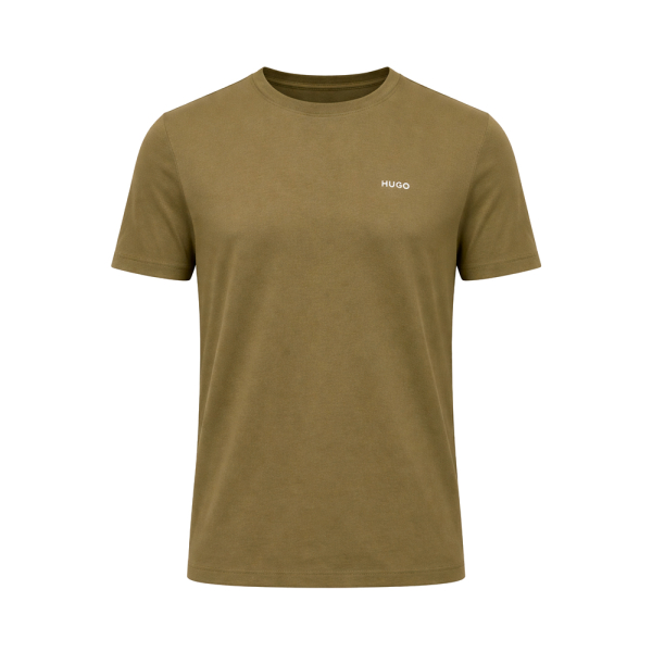 Hugo Boss T-shirts Vert - T-shirt en maille de coton avec logo imprim - S - Ref 36 €